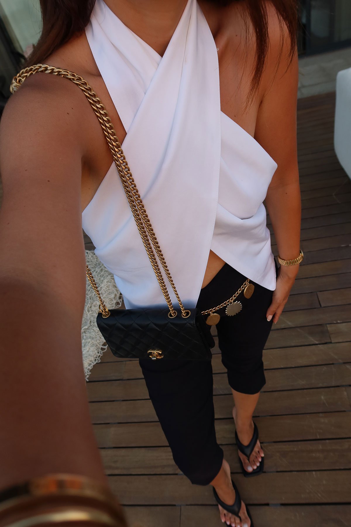 Önden Bağlamalı Büzgülü Bluz