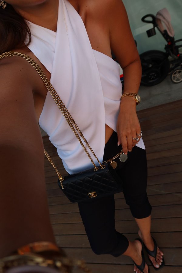 Önden Bağlamalı Büzgülü Bluz