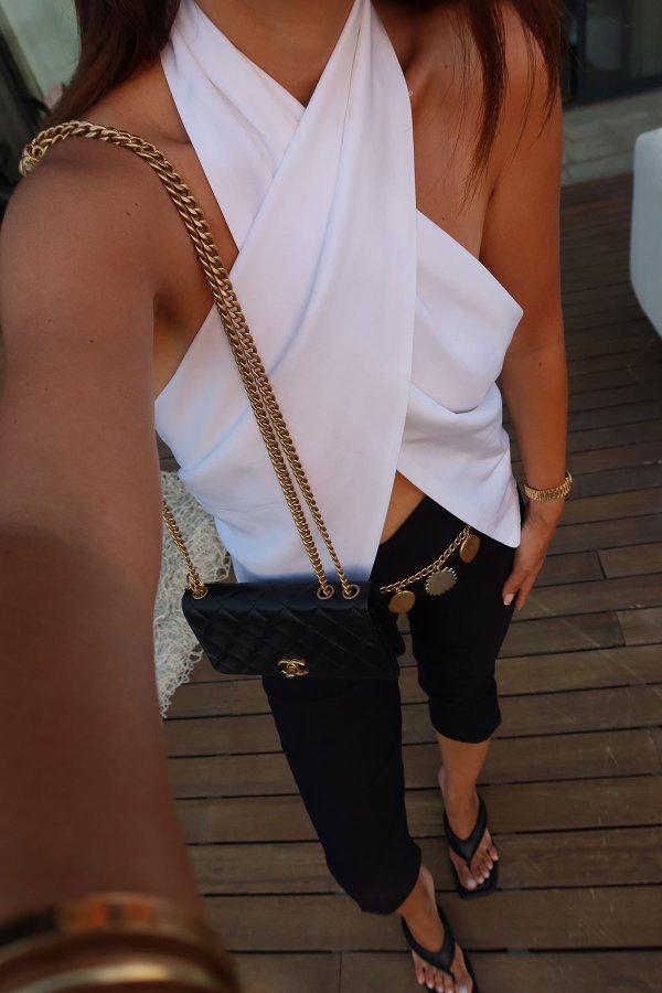 Önden Bağlamalı Büzgülü Bluz