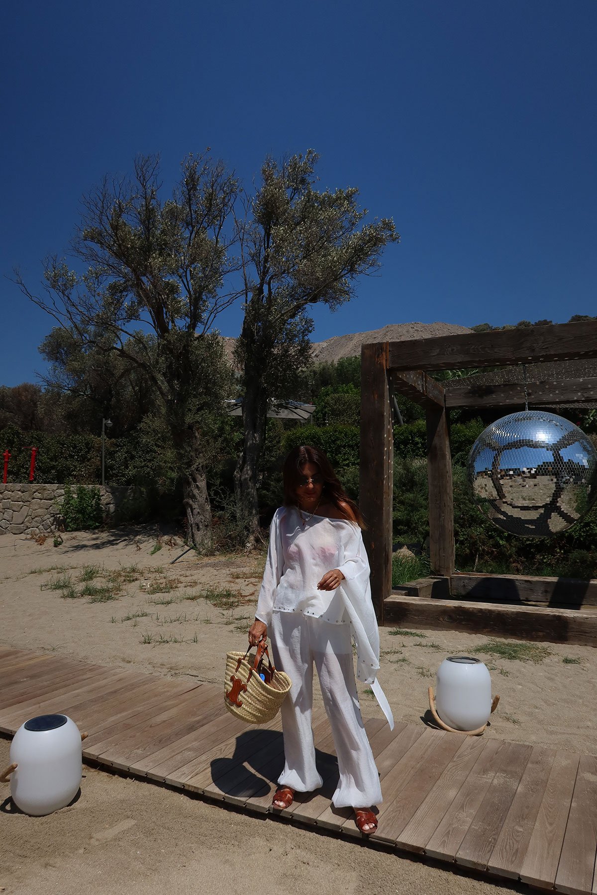 Zımba Baskılı Bluz Pantolon Takım