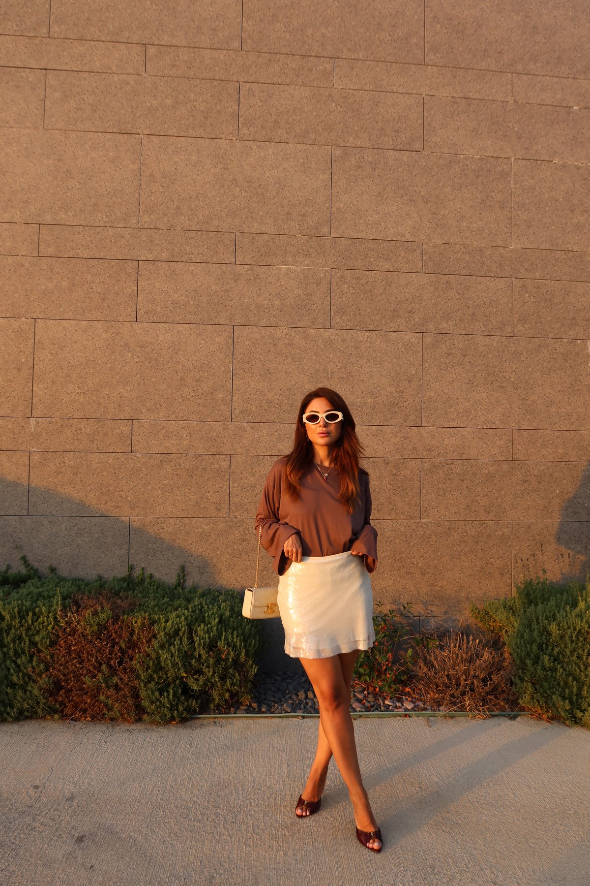 Pullu Üzeri Tül Şort Mini Eterk