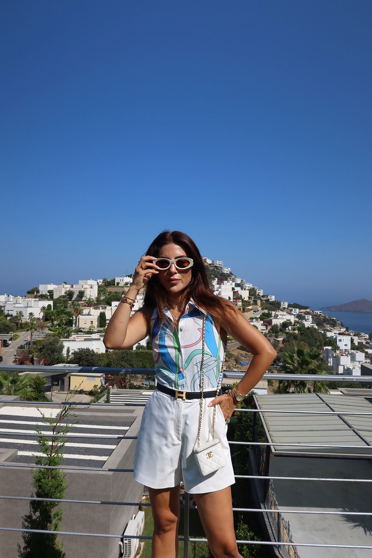 Kolsuz Desenli Gömlek