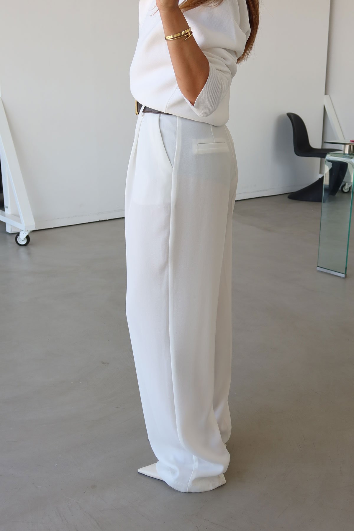 Yüksek Bel Basic Pantolon