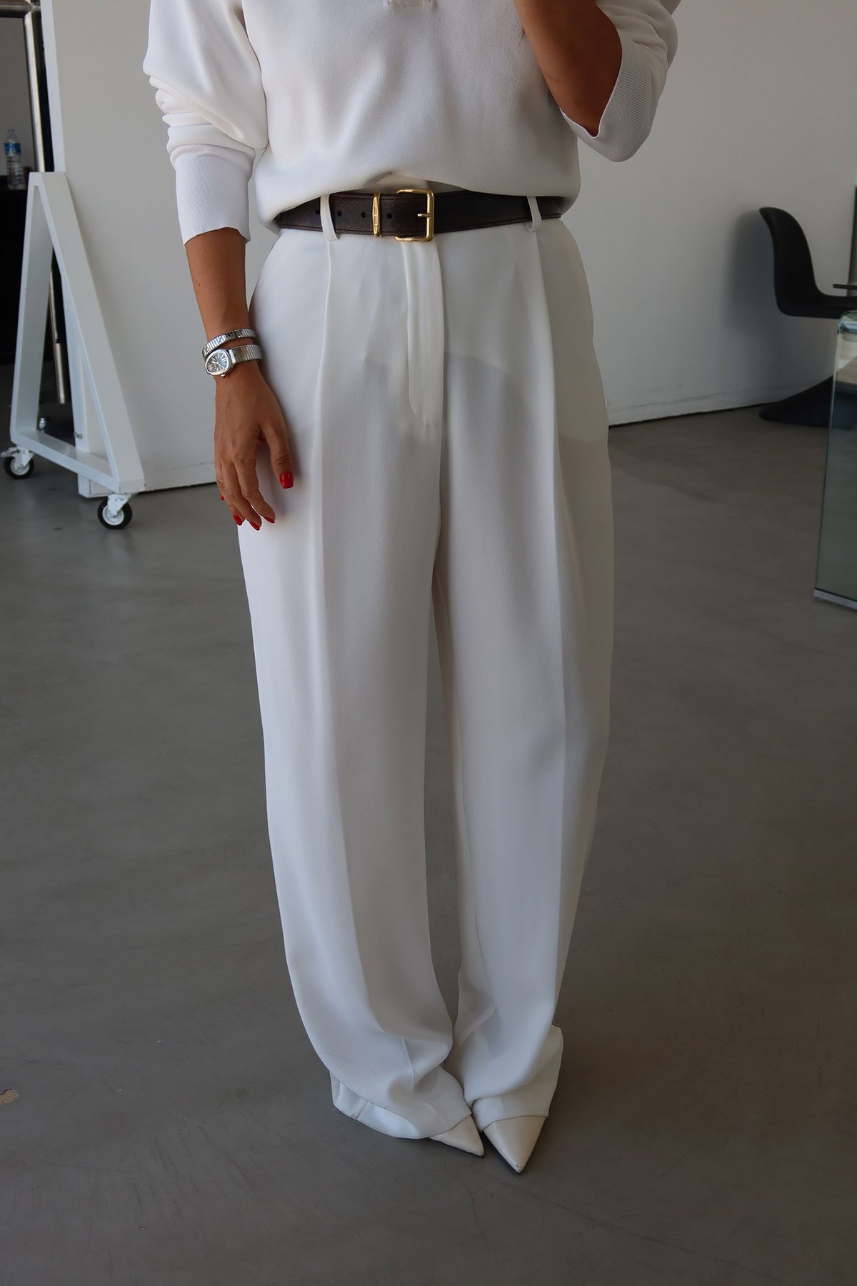 Yüksek Bel Basic Pantolon