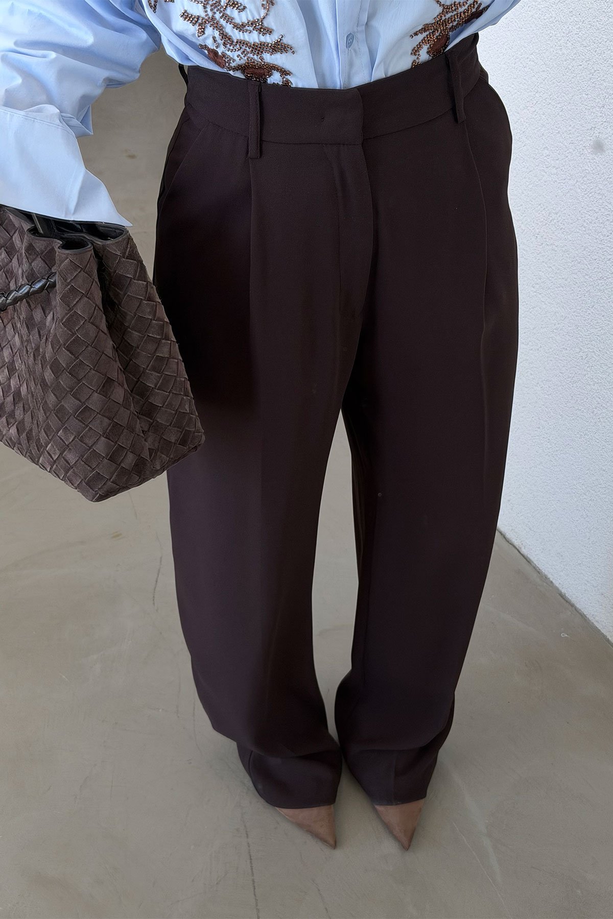 Yüksek Bel Basic Pantolon