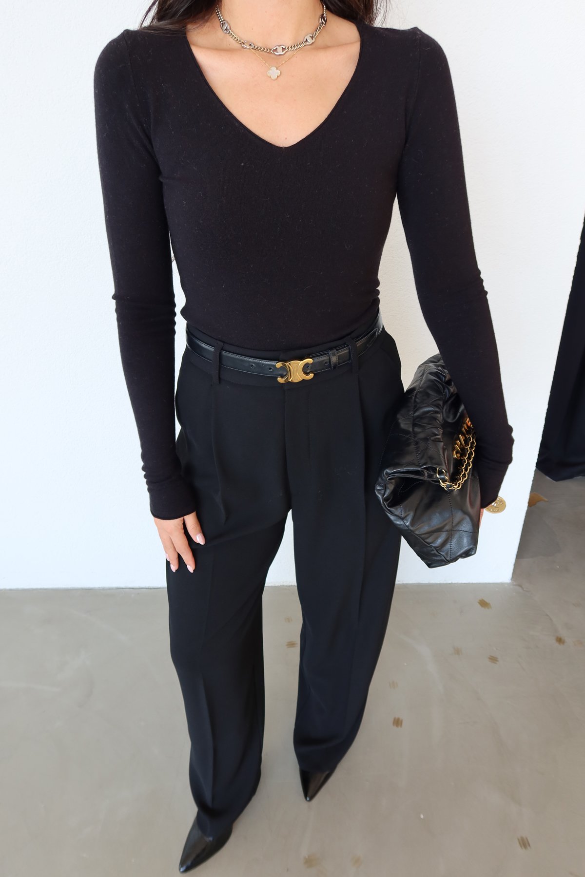 Yüksek Bel Basic Pantolon