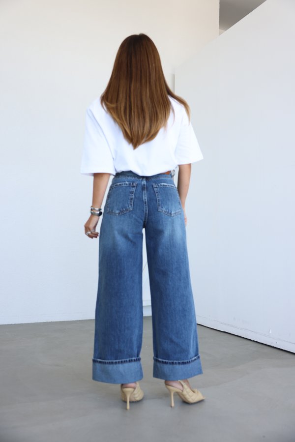 Duble Paça Eskitme Jean