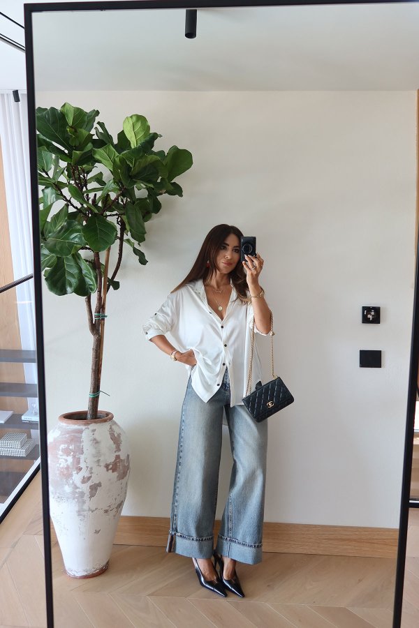 Duble Paça Eskitme Jean