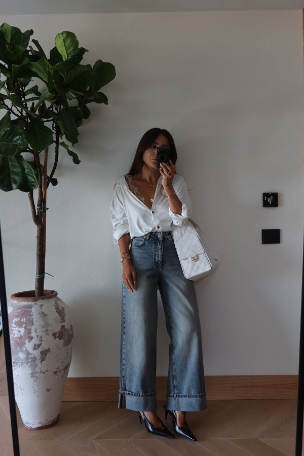 Duble Paça Eskitme Jean