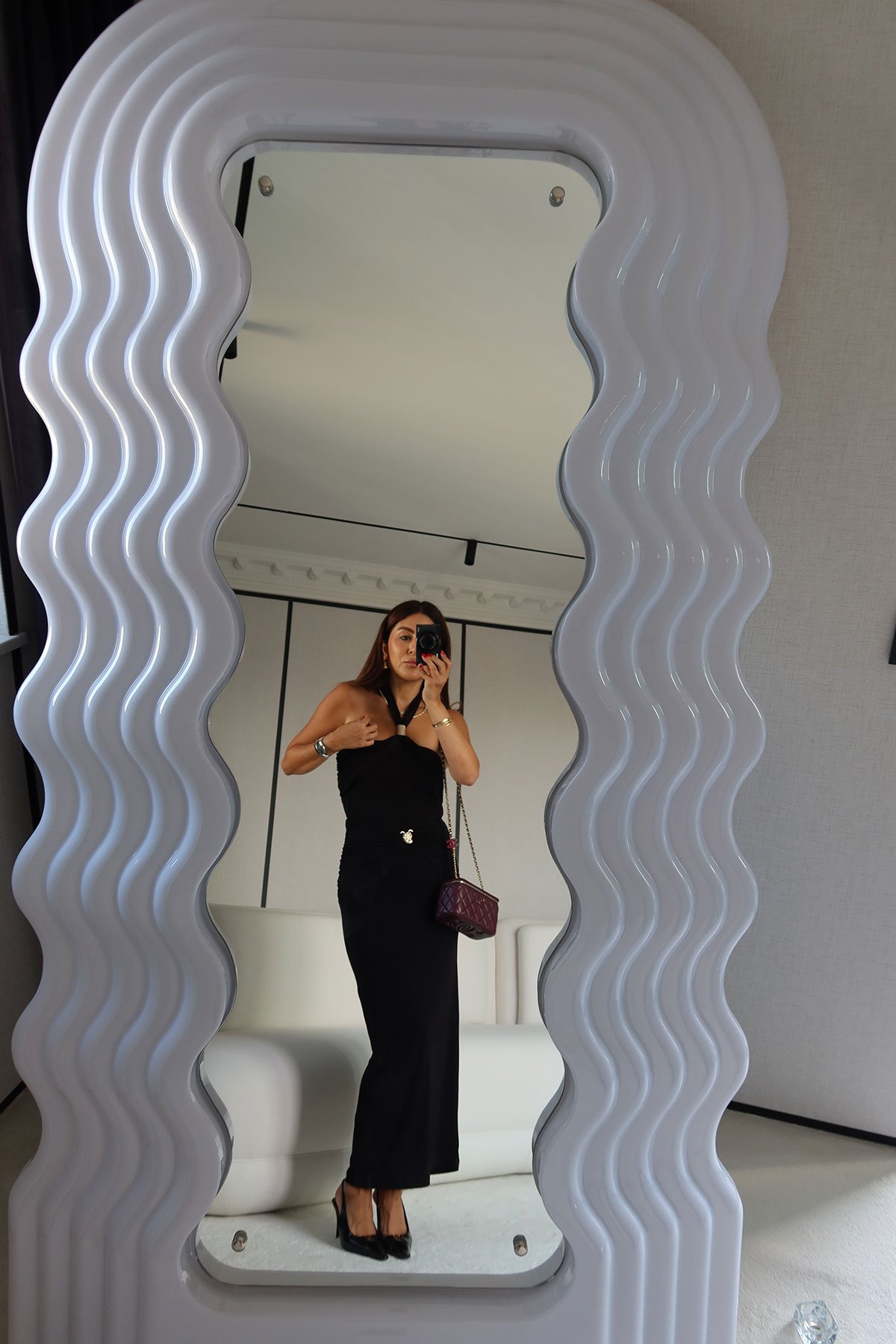 Aksesurlı Bluz Etek Takım