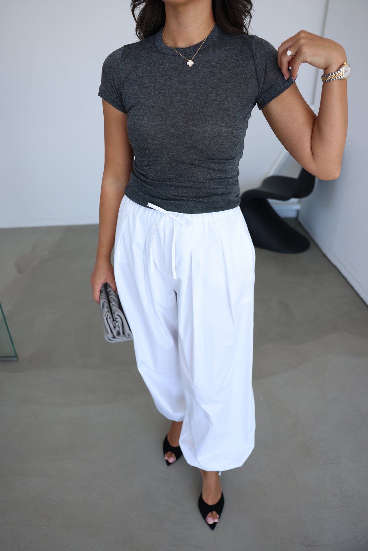 Kısa Kol Bisiklet Yaka Tişört