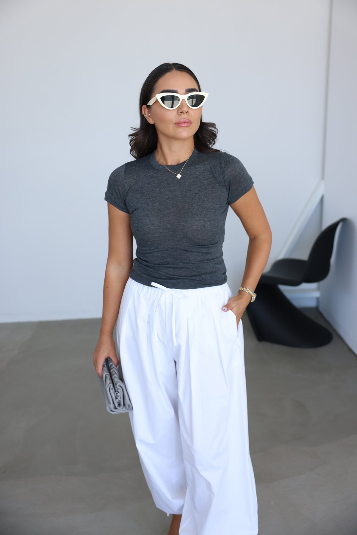 Kısa Kol Bisiklet Yaka Tişört