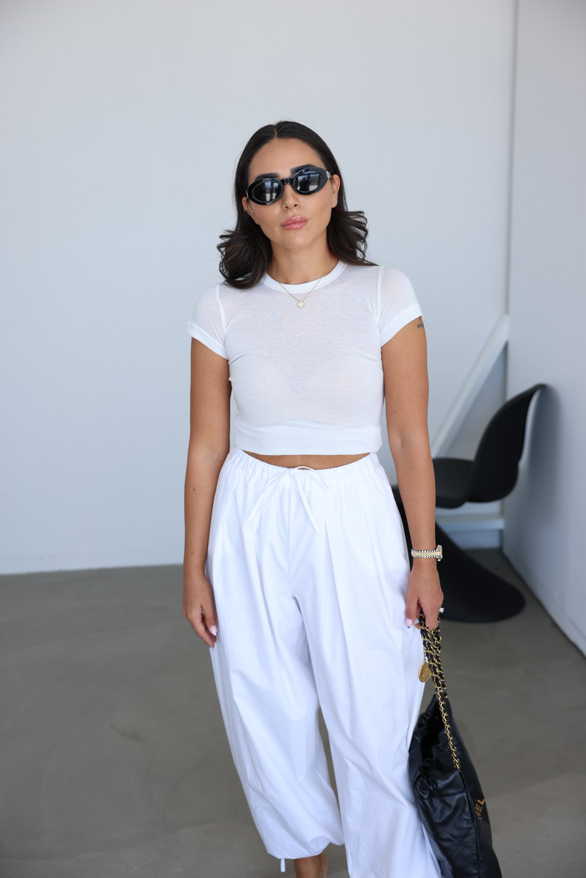 Kısa Kol Bisiklet Yaka Tişört