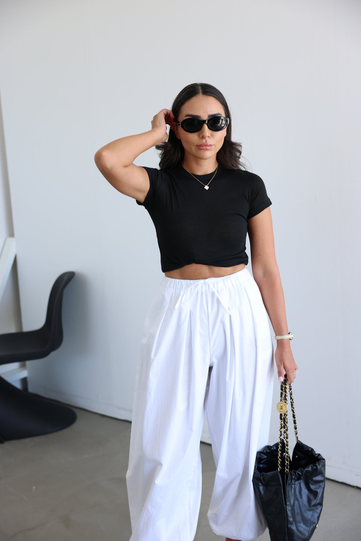 Kısa Kol Bisiklet Yaka Tişört