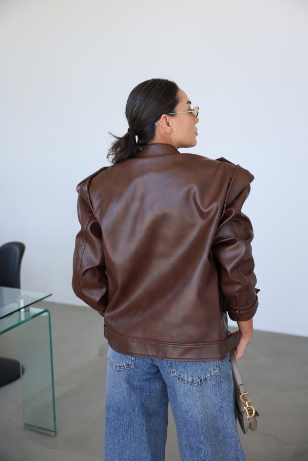 Premium Biker Deri Ceket
