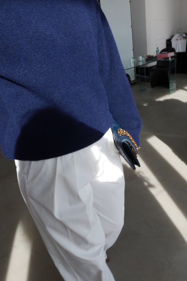 Bisiklet Yaka Yumuşak Dokulu Triko Kazak