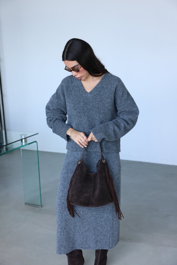 Beli Lastikl Triko Etek