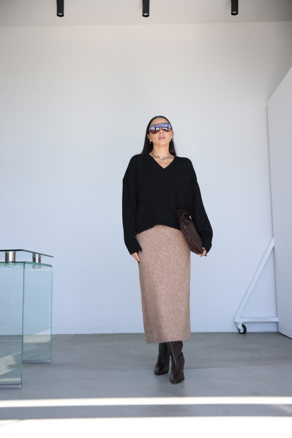 Beli Lastikl Triko Etek