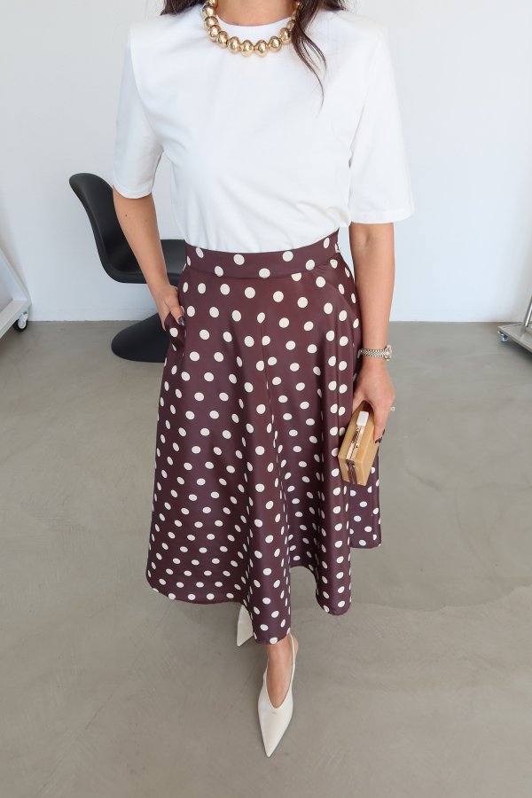 Omuzu Vatkalı Basic Tişört