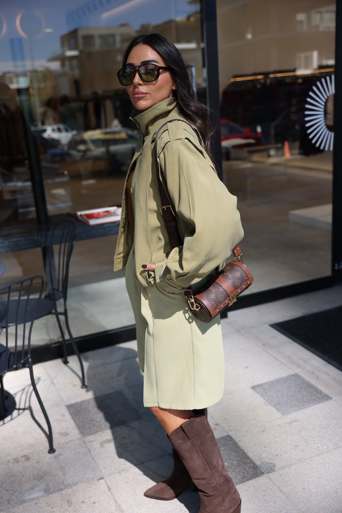 Pileli Basic Kumaş Şort