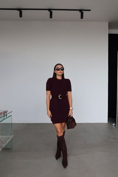 Yumuşak Dokulu Basic Triko Elbise