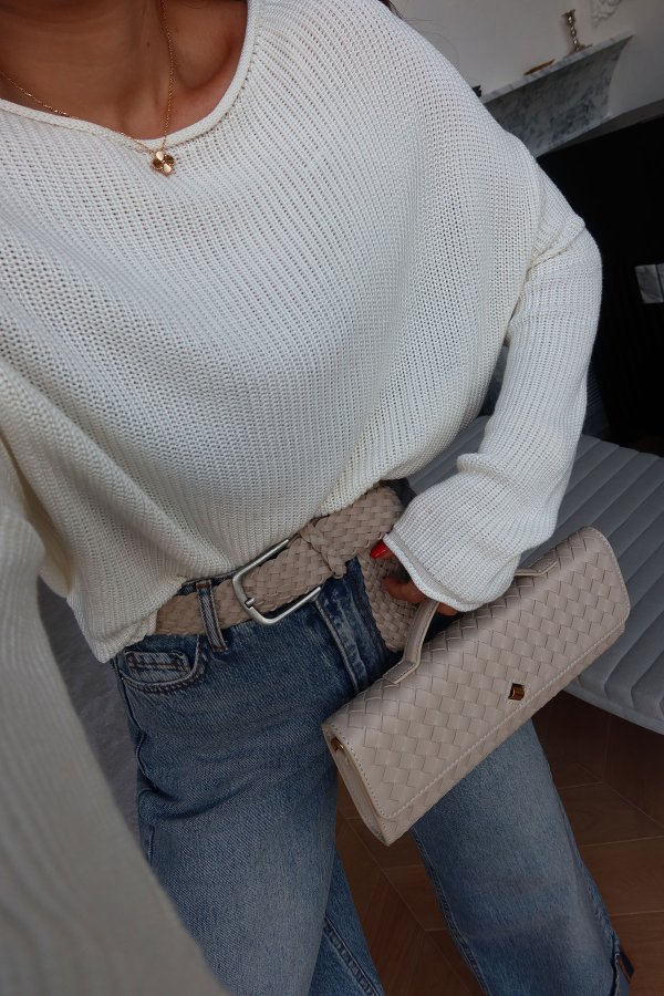 Kayık Yaka Basic Triko