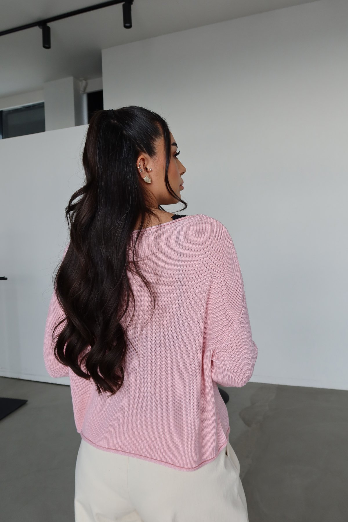 Kayık Yaka Basic Triko