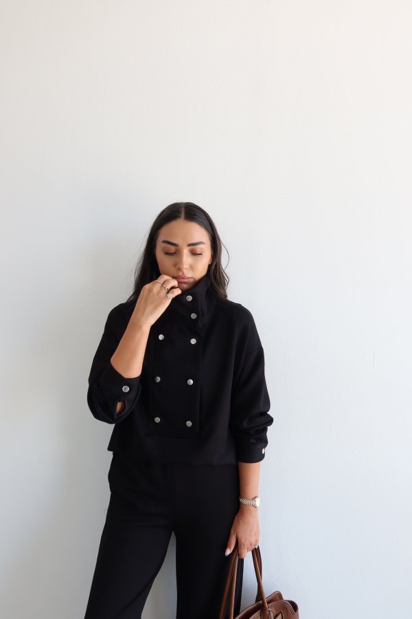 Çıtçıtlı Modal Sweat Eşofman Alt Takım