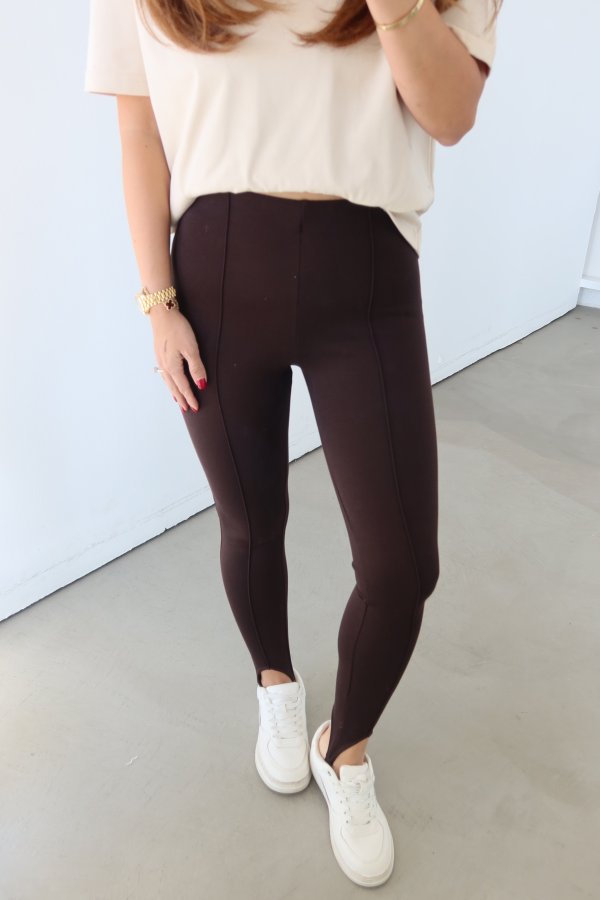 Önü Dikişli Füzo Tayt Pantolon