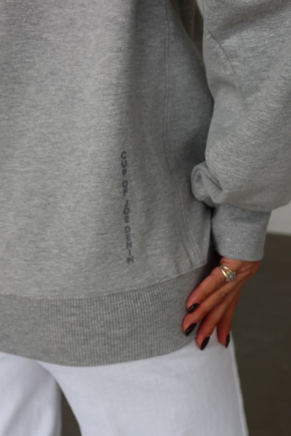 Kapüşonlu Oversize Basic Sweat
