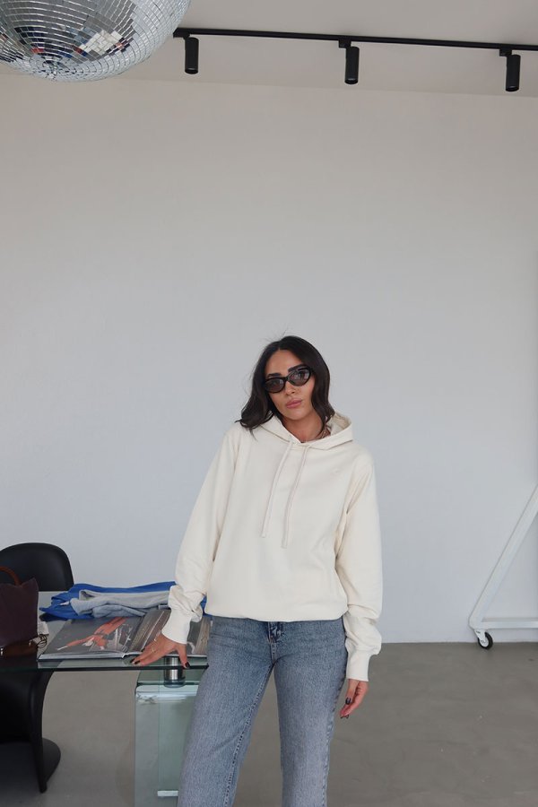 Kapüşonlu Oversize Basic Sweat