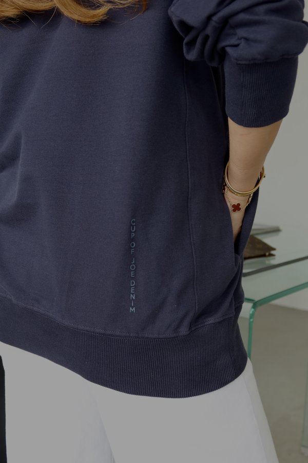 Kapüşonlu Oversize Basic Sweat
