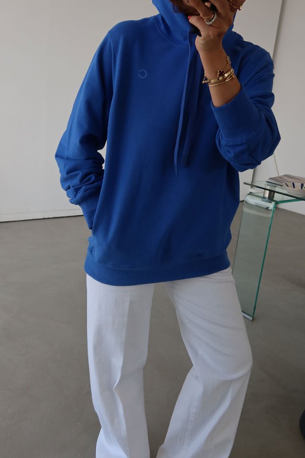 Kapüşonlu Oversize Basic Sweat