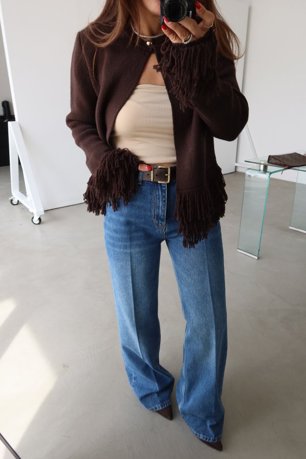 Yumuşak Dokulu Wideleg Jean