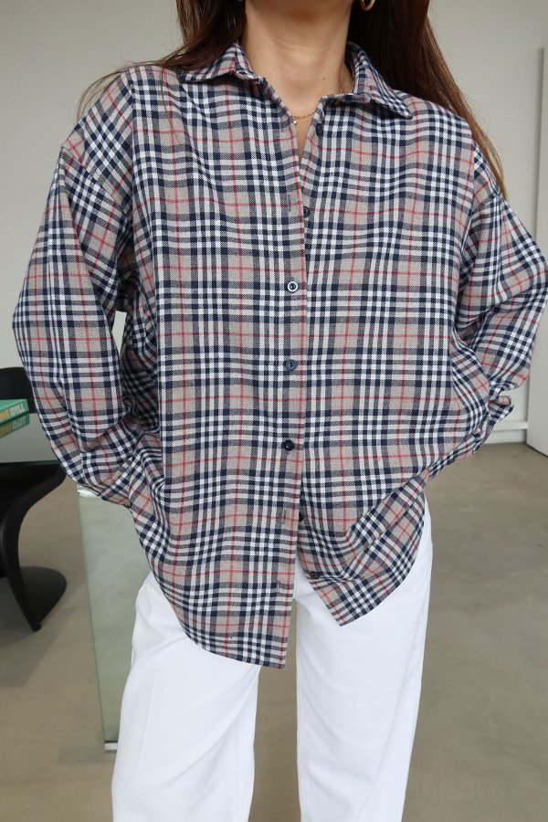 Önü Kısa Arkası Uzun Ekoseli Gömlek