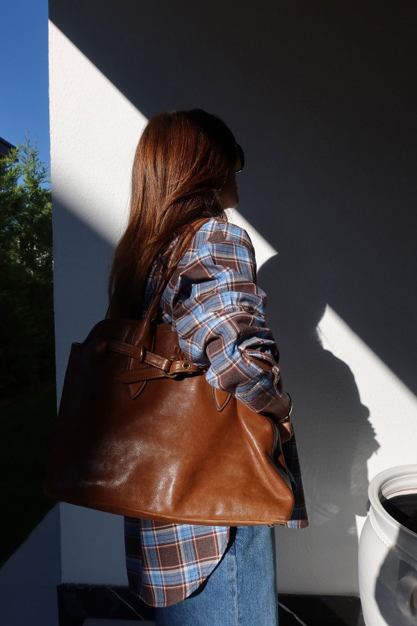 Ekoseli Oversize Gömlek