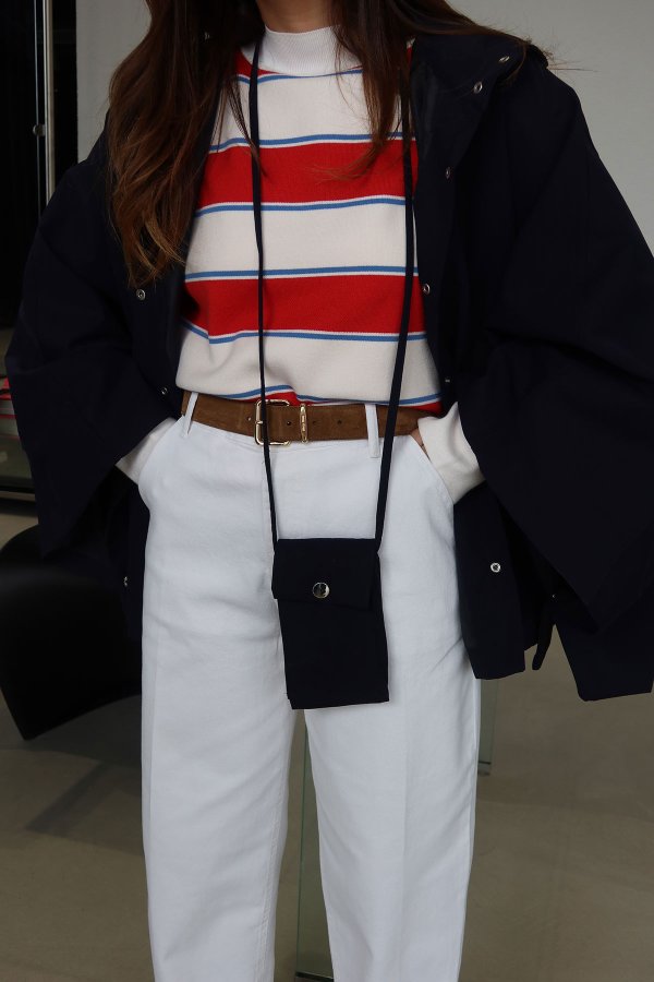 Kapşonlu Mini Çanta Aksesuarlı Panço