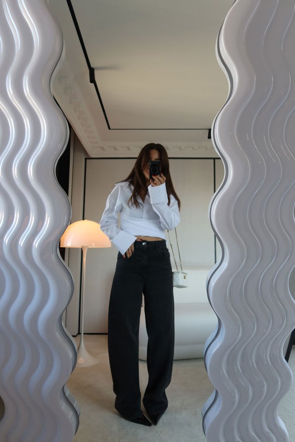 Yüksek Bel Balon Jean