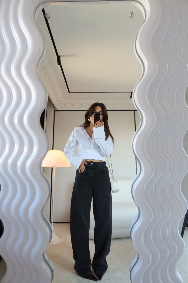 Yüksek Bel Balon Jean