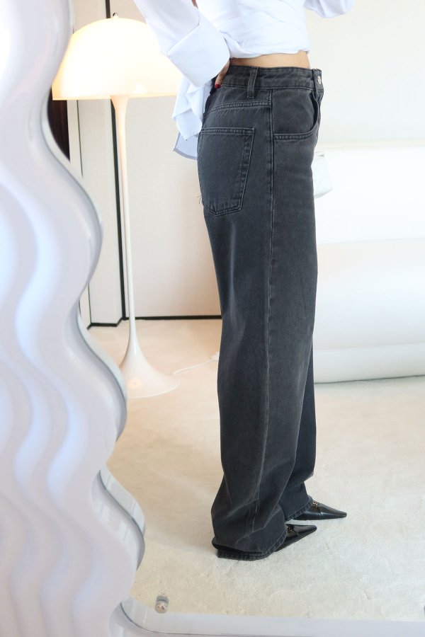 Yüksek Bel Balon Jean