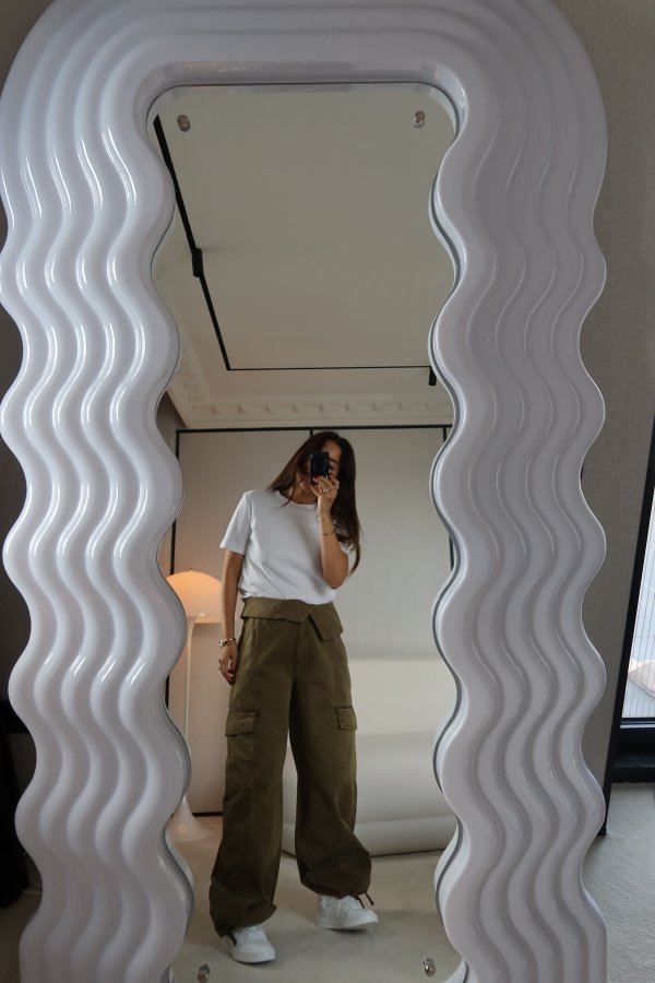 Bel Detaylı Kargo Cepli Pantolon