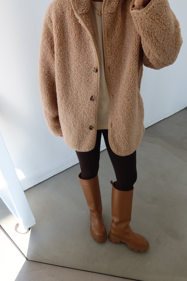 Yandan Cepli Peluş Ceket