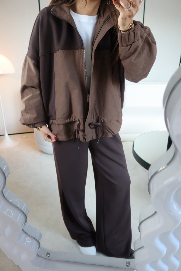 Garnili Parça Detaylı Modal Sweat Eşofman Alt Takım