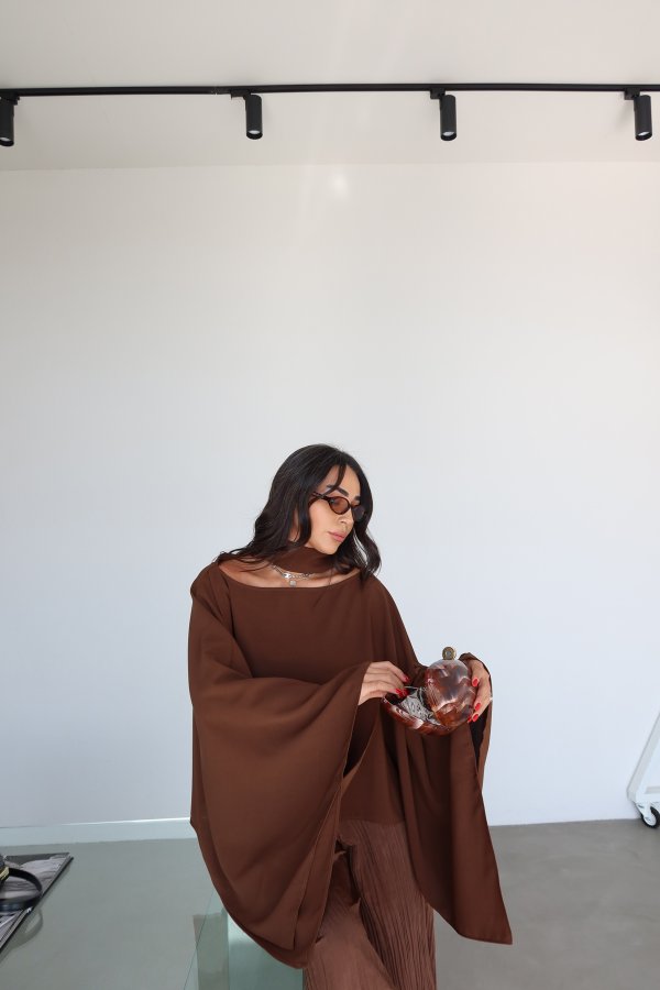 Yarasa Kol Boyundan Bağlamalı Bluz