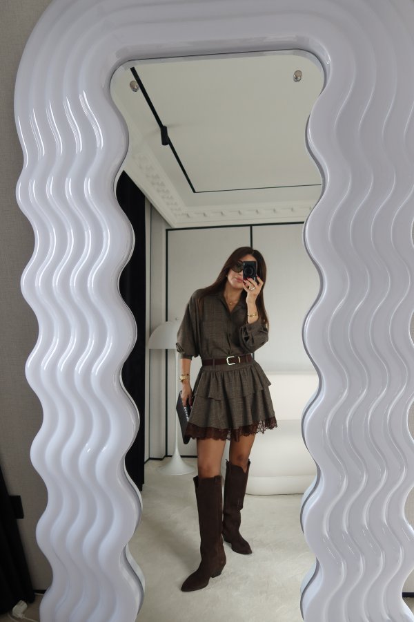 Tek Cepli Pötikareli Gömlek