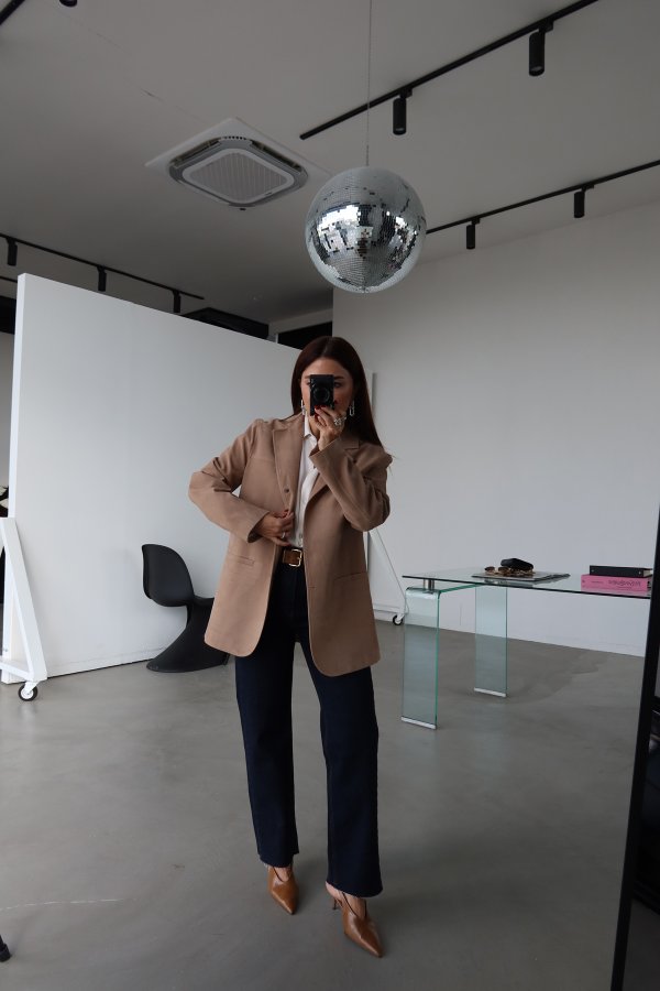 Çift Cepli Süet Ceket