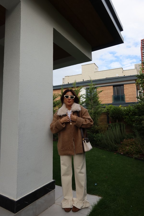 Paçası Fırfırlı Wideleg Jean