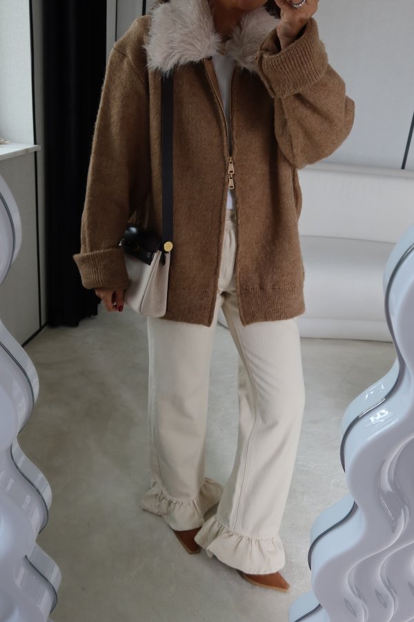 Paçası Fırfırlı Wideleg Jean