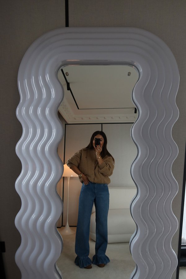 Paçası Fırfırlı Wideleg Jean