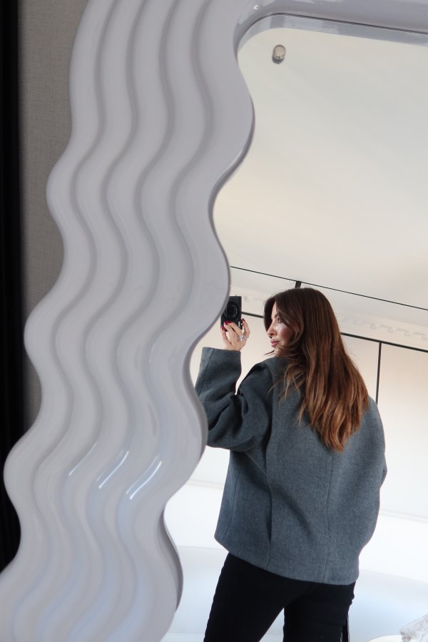 3 Düğmeli Omuz Detaylı Kaşe Ceket